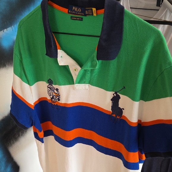 Ralph Lauren Other - Ralph Lauren Green and Orange Polo Shirt